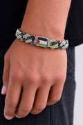 Palestine Flag Bracelet – Iced Cuban Link
